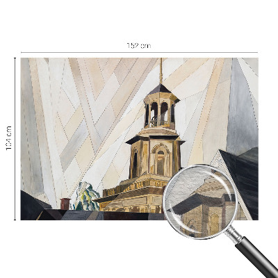 Premium photo wallpaper with an architectural tower design