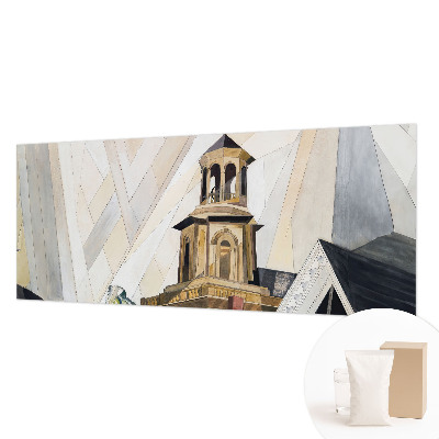 Premium photo wallpaper with an architectural tower design