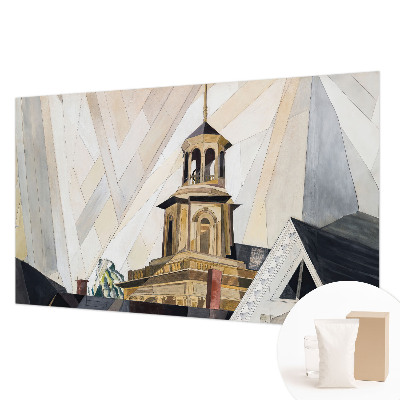 Premium photo wallpaper with an architectural tower design