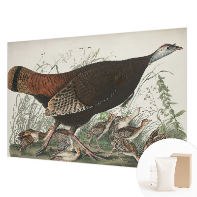 Decorative wall mural for living room with the Natural Harmony design