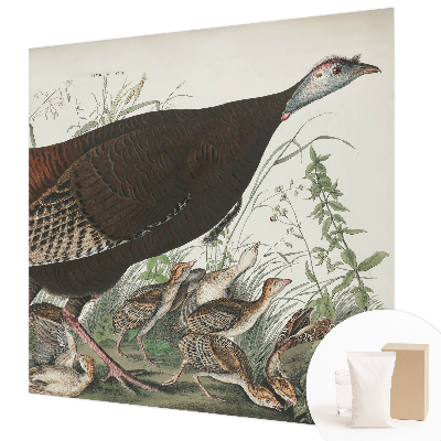 Decorative wall mural for living room with the Natural Harmony design