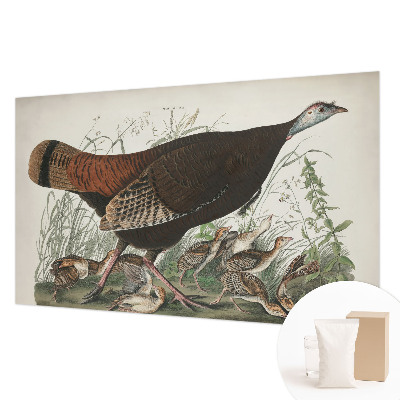 Decorative wall mural for living room with the Natural Harmony design