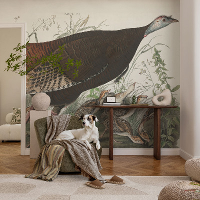 Decorative wall mural for living room with the Natural Harmony design