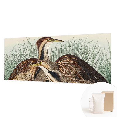 Wallpaper mural with a realistic bird motif