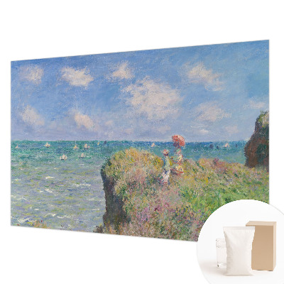 Custom size wall mural featuring a peaceful landscape