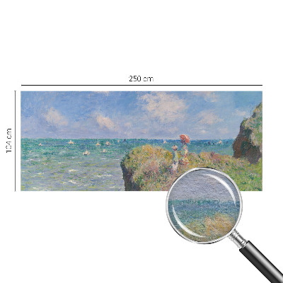 Custom size wall mural featuring a peaceful landscape