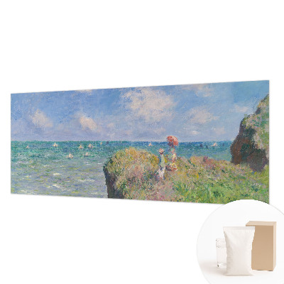 Custom size wall mural featuring a peaceful landscape