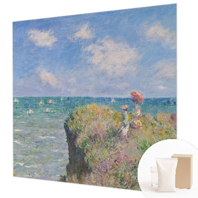 Custom size wall mural featuring a peaceful landscape