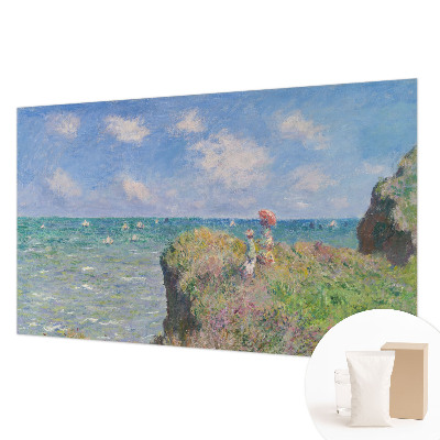 Custom size wall mural featuring a peaceful landscape