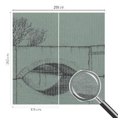 High quality wall mural wallpaper Arch bridge