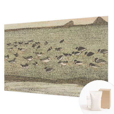 High quality photo wallpaper with a peaceful bird motif