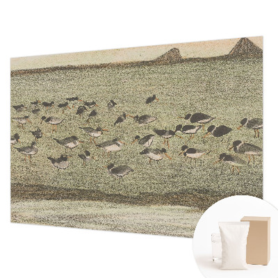 High quality photo wallpaper with a peaceful bird motif