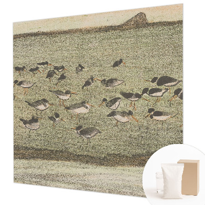 High quality photo wallpaper with a peaceful bird motif