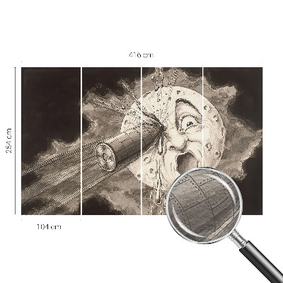 Wall mural Cosmic collision