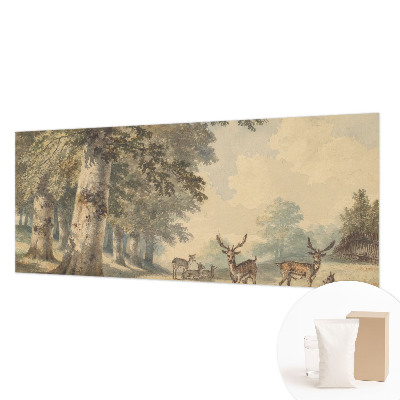 Photo wall mural with a peaceful forest scene