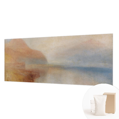 Wall mural for living room with an ethereal landscape design