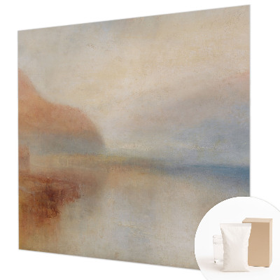 Wall mural for living room with an ethereal landscape design