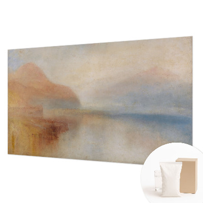 Wall mural for living room with an ethereal landscape design