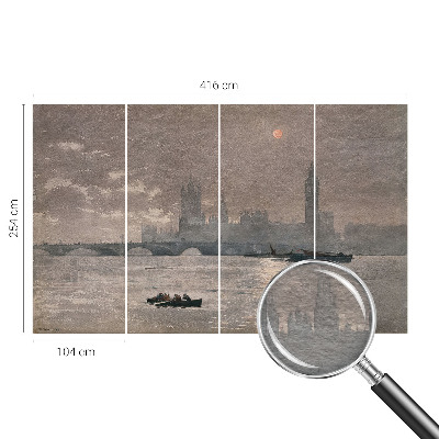 High quality photo wallpaper featuring a night panorama