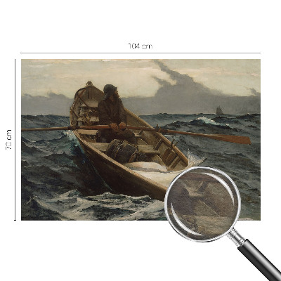 Premium wall mural for bedroom featuring a fisherman at sea