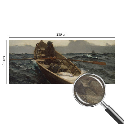 Premium wall mural for bedroom featuring a fisherman at sea