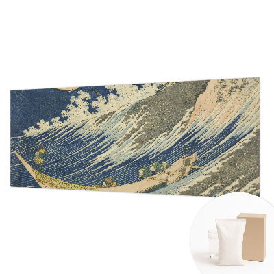 Non-woven wall mural featuring sea waves