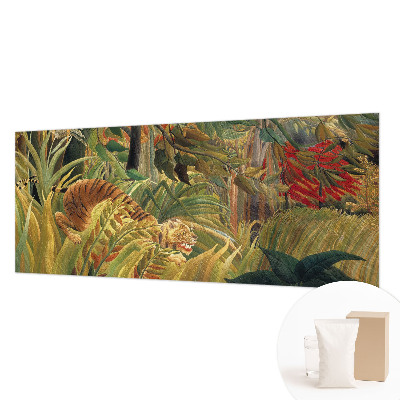 Photo wallpaper with an exotic tiger motif