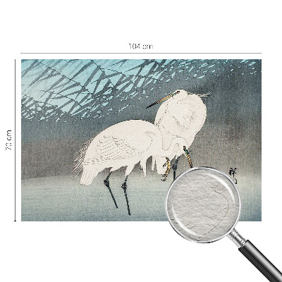 High quality wall mural wallpaper with a delicate birds motif