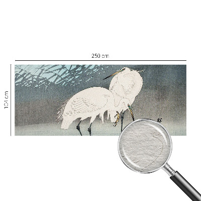 High quality wall mural wallpaper with a delicate birds motif