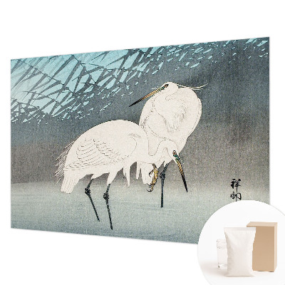 High quality wall mural wallpaper with a delicate birds motif