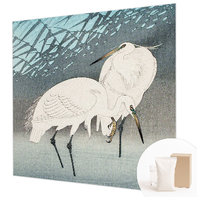High quality wall mural wallpaper with a delicate birds motif