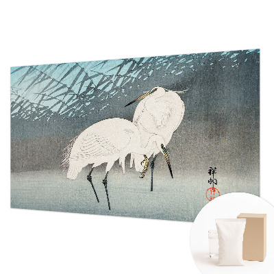 High quality wall mural wallpaper with a delicate birds motif