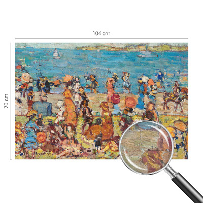 Premium wall mural for the bedroom with a beach scene