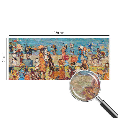 Premium wall mural for the bedroom with a beach scene