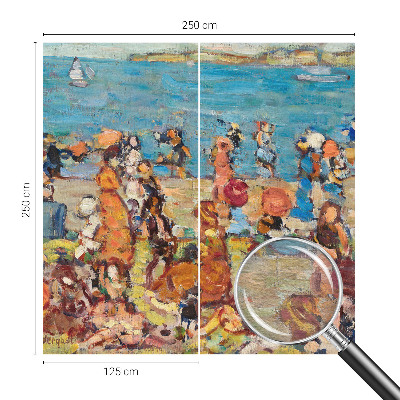 Premium wall mural for the bedroom with a beach scene