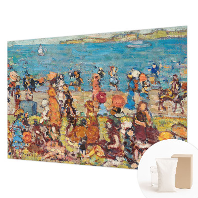 Premium wall mural for the bedroom with a beach scene