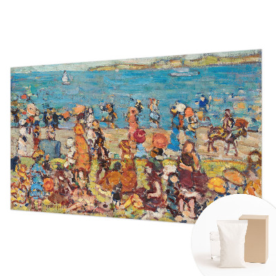 Premium wall mural for the bedroom with a beach scene