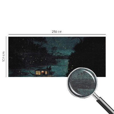 Premium photo wallpaper with an evening lights motif