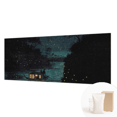 Premium photo wallpaper with an evening lights motif