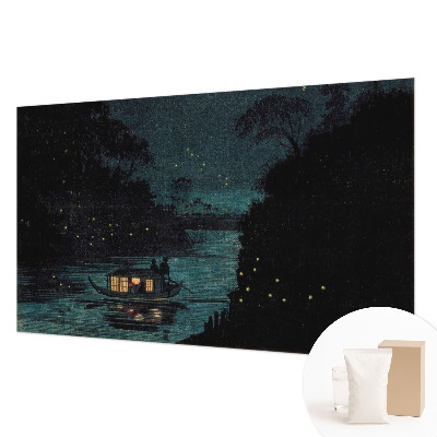 Premium photo wallpaper with an evening lights motif