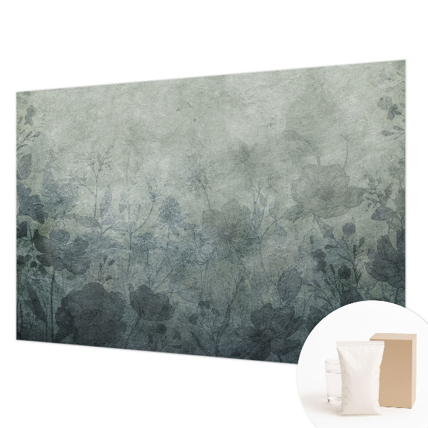 Wallpaper mural with an elegant botanical design