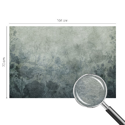 Wallpaper mural with an elegant botanical design