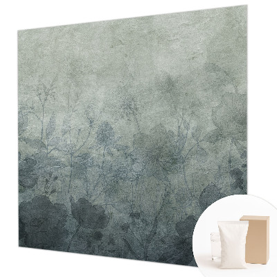 Wallpaper mural with an elegant botanical design