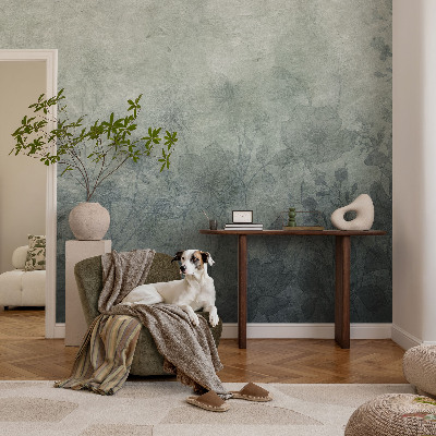 Wallpaper mural with an elegant botanical design