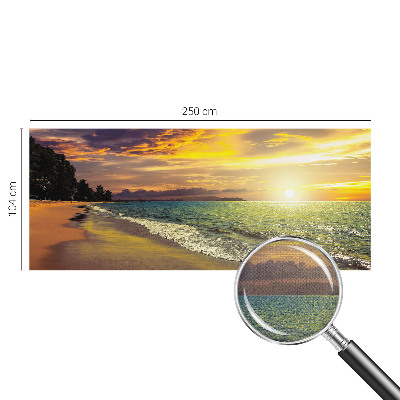 Self-adhesive wall mural Beach at sunset