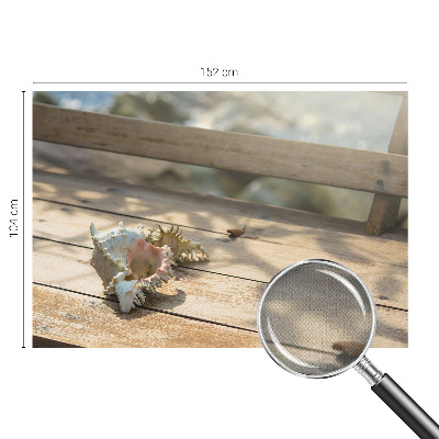 Peel and stick wall mural with a relaxing scenic illustration