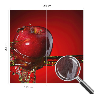 Nursery wall mural with a juicy, energetic design