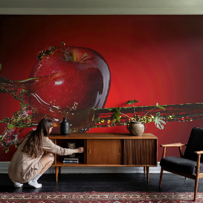 Nursery wall mural with a juicy, energetic design