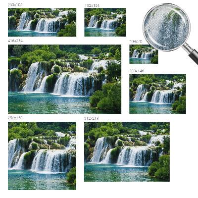 Peel and stick wall mural with a natural harmony design