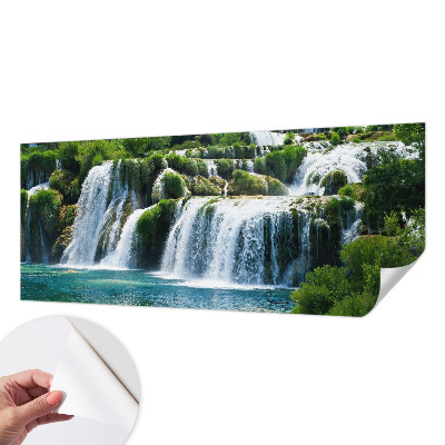 Peel and stick wall mural with a natural harmony design